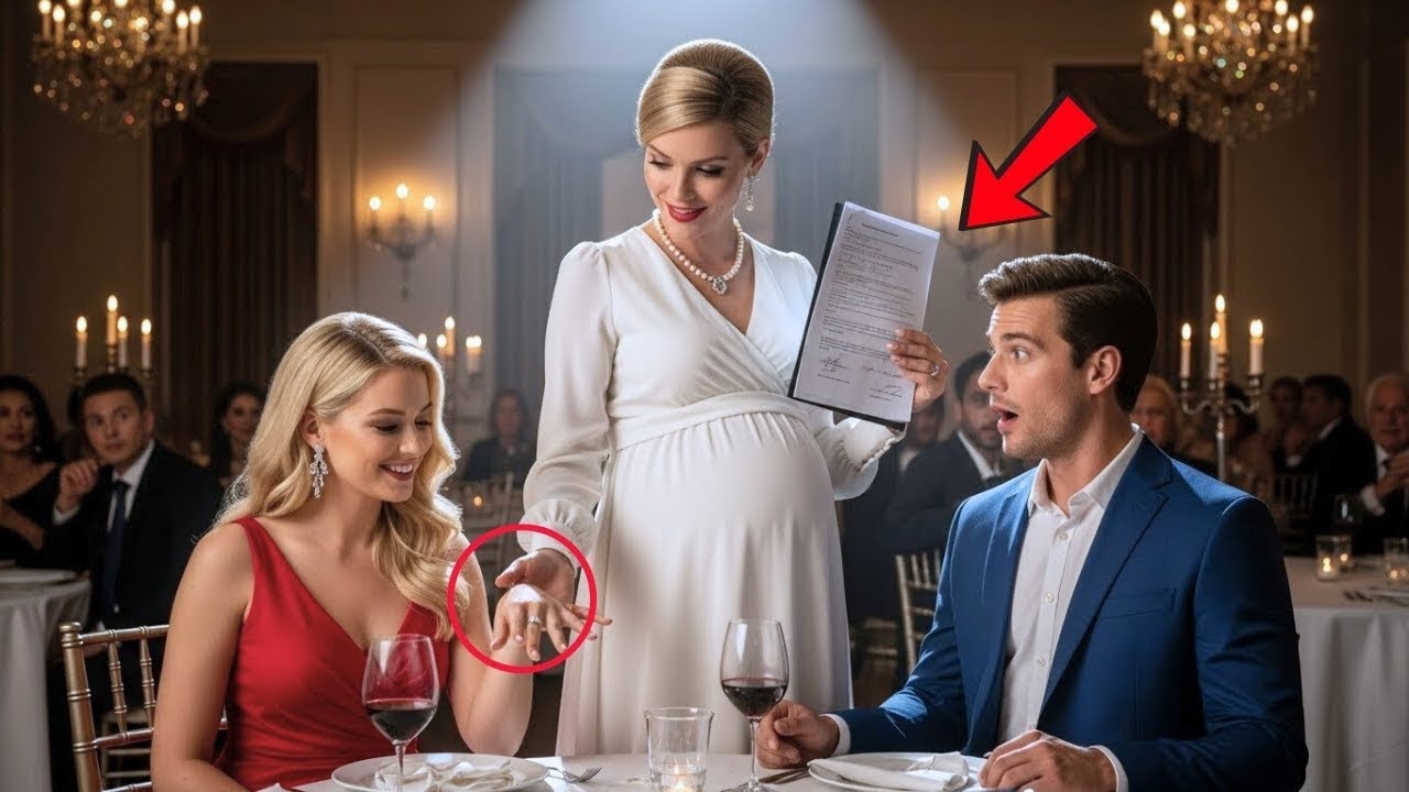 Maîtresse exhibe sa bague au dîner ; silence quand la femme enceinte révèle son vrai propriétai