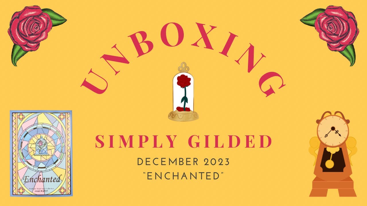 UNBOXING: Simply Gilded December 2023 Planner Sticker & Washi Monthly Subscription Box - Enchanted
