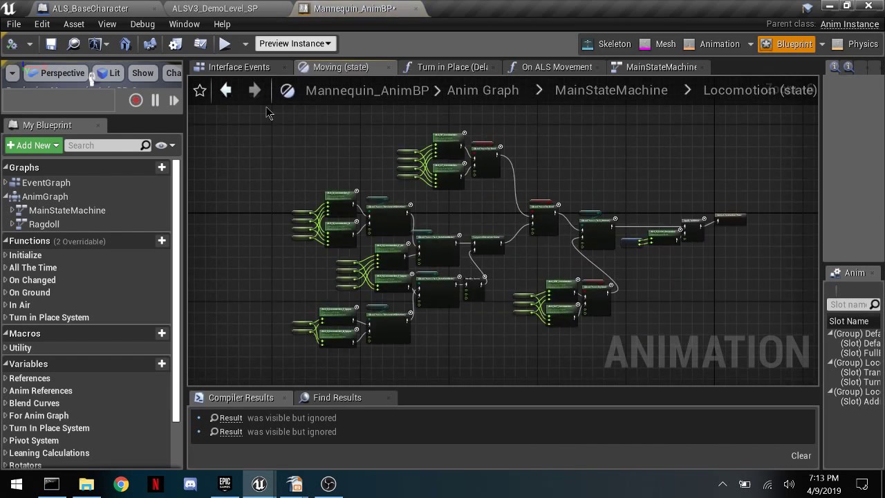 Presentation on Unreal with the Advanced Locomotion System