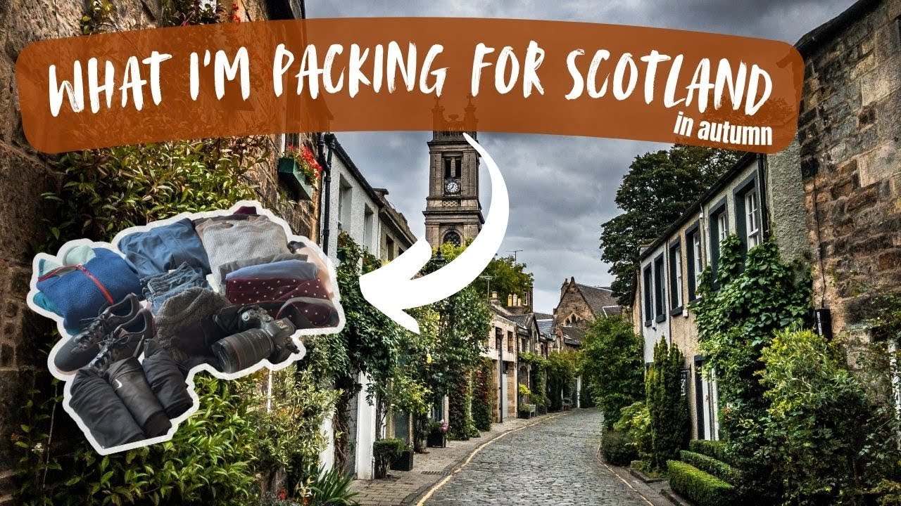 what i'm packing for nine days in scotland in autumn 🏴󠁧󠁢󠁳󠁣󠁴󠁿🍁