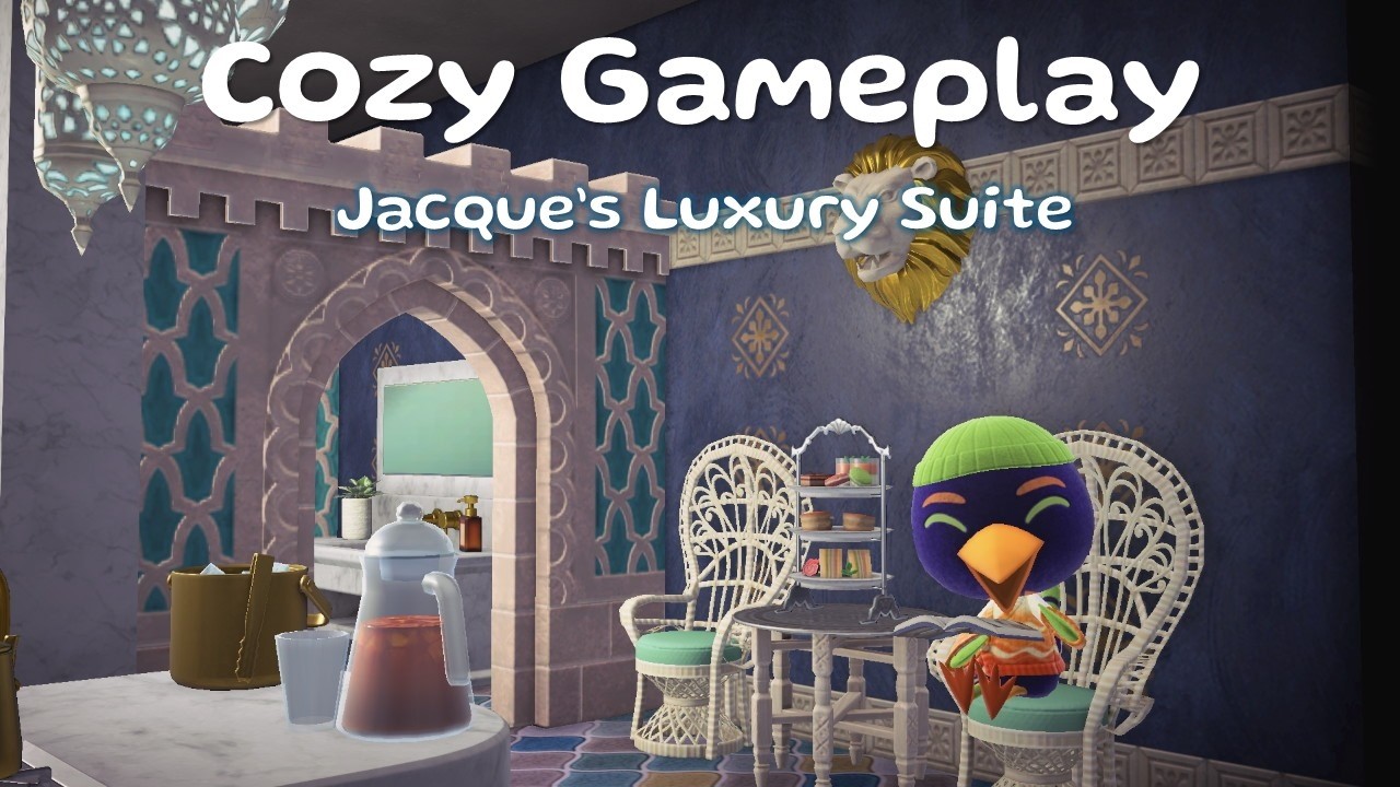 ACNH | Luxury Moroccan Hotel Suite for Jacques | Cozy Gameplay | No Commentary