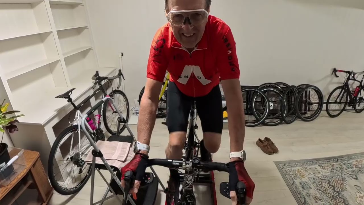 Online Cycling using rollers, Rouvy, Zwift et al.