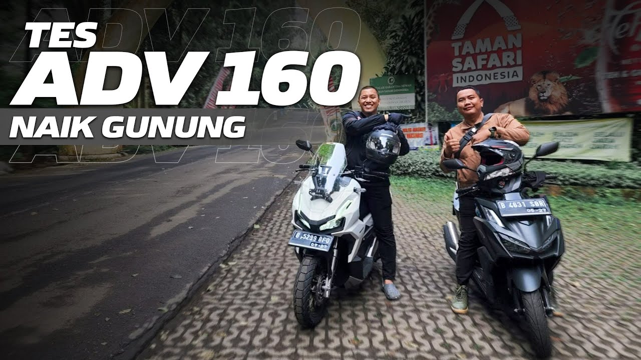 TOURING PAKE HONDA ADV 160 KE PUNCAK: APA KUAT NANJAK?