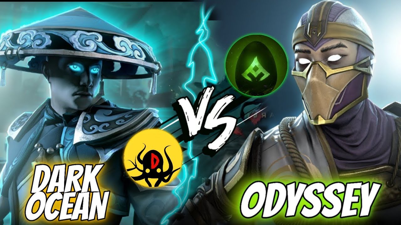 Finally! Odyssey Vs Dark Ocean || Youtuber fight || Shadow Fight 4 Arena ||