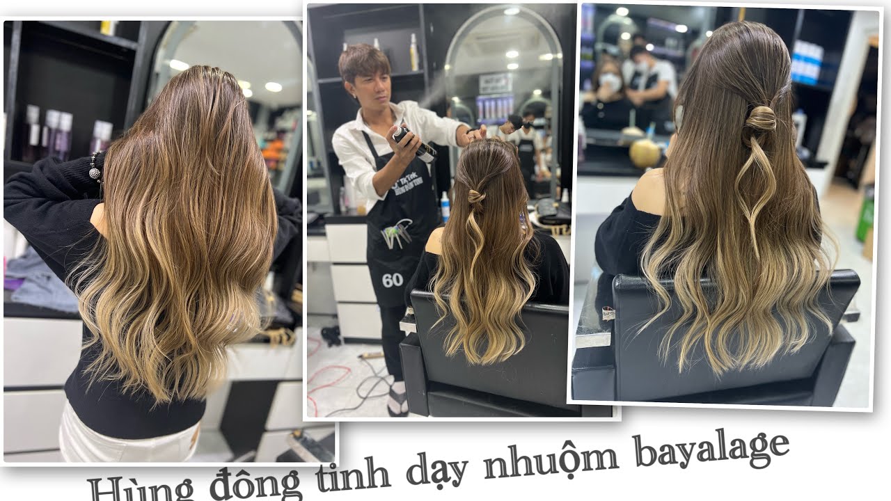 HÙng Đông Tinh Hướng dẫn dạy nhuộm bayalage cực dễ làm