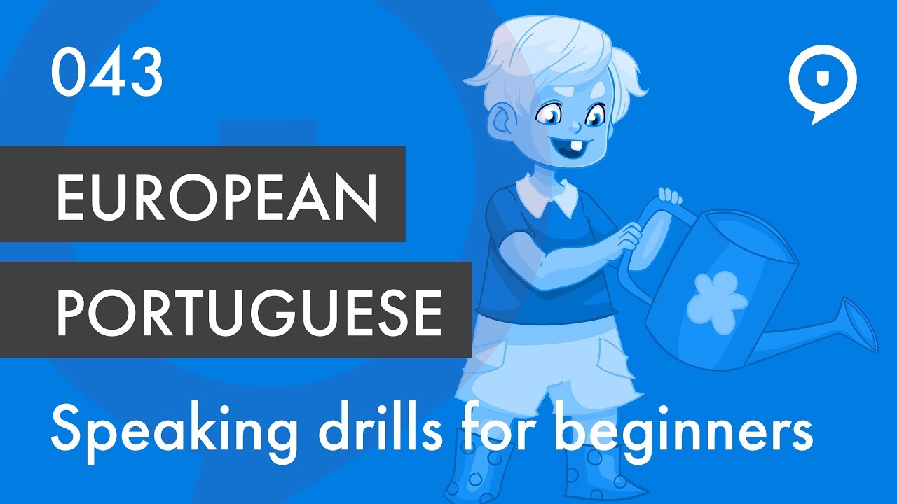Learn European Portuguese (Portugal) - basic drill for beginners (ele, ela)
