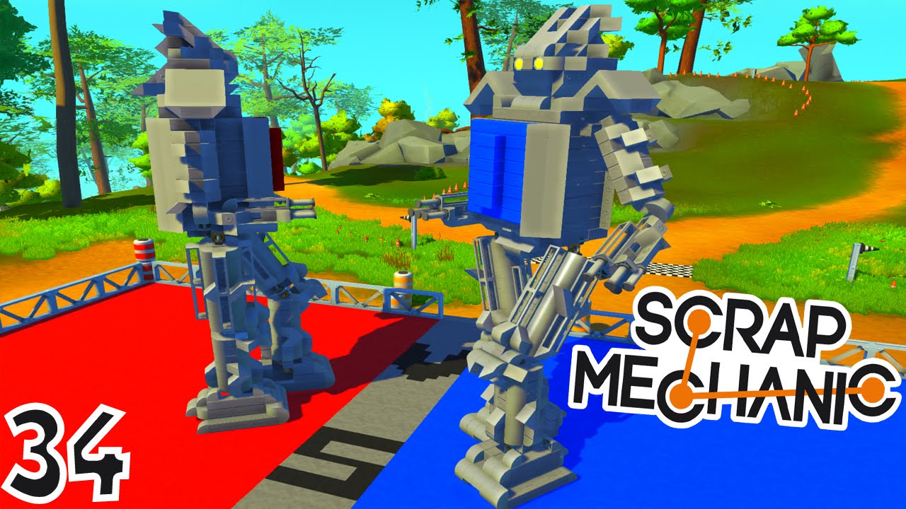 BASTON DE ROBOTS ! | Scrap Mechanic ! #Ep34