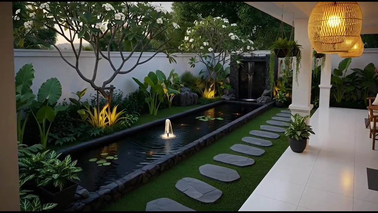 Inspirasi Taman dan Kolam Ikan Terbaik, Rumah makin Indah dan Asri