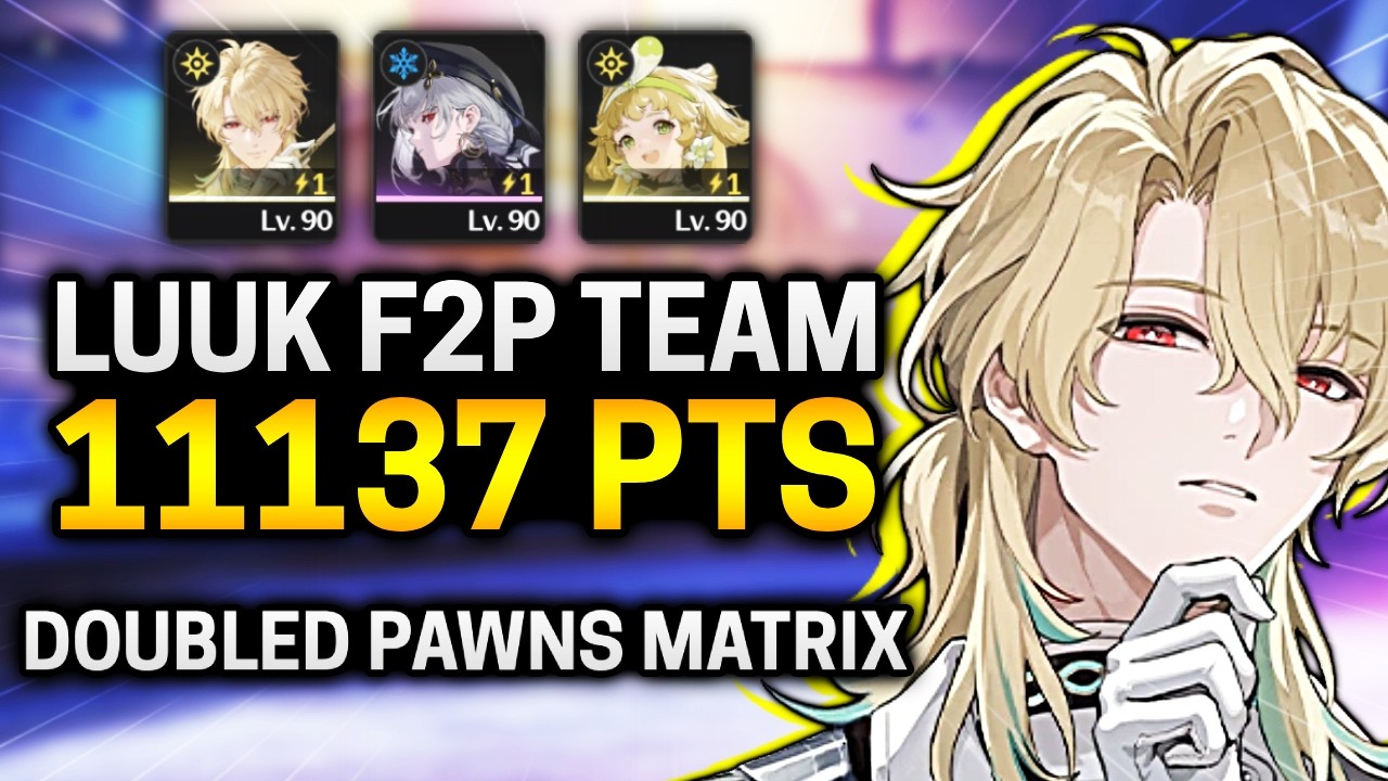 LUUK F2P TEAM! Luuk Herssen + Sanhua! - Doubled Pawns Matrix [Wuthering Waves 3.1]