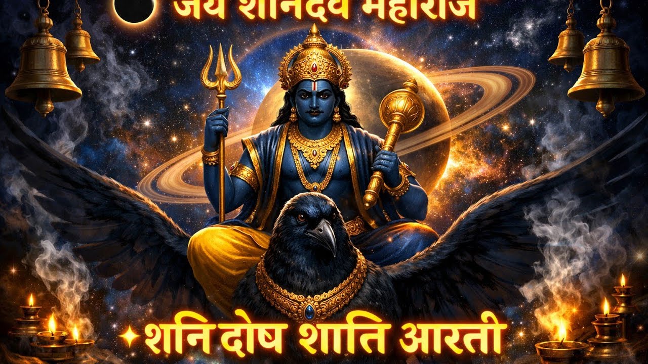 शनिदेव की चमत्कारी आरती 🌑 | जय जय श्री शनिदेव | Shani Dev Aarti | शनि दोष शांति भजन