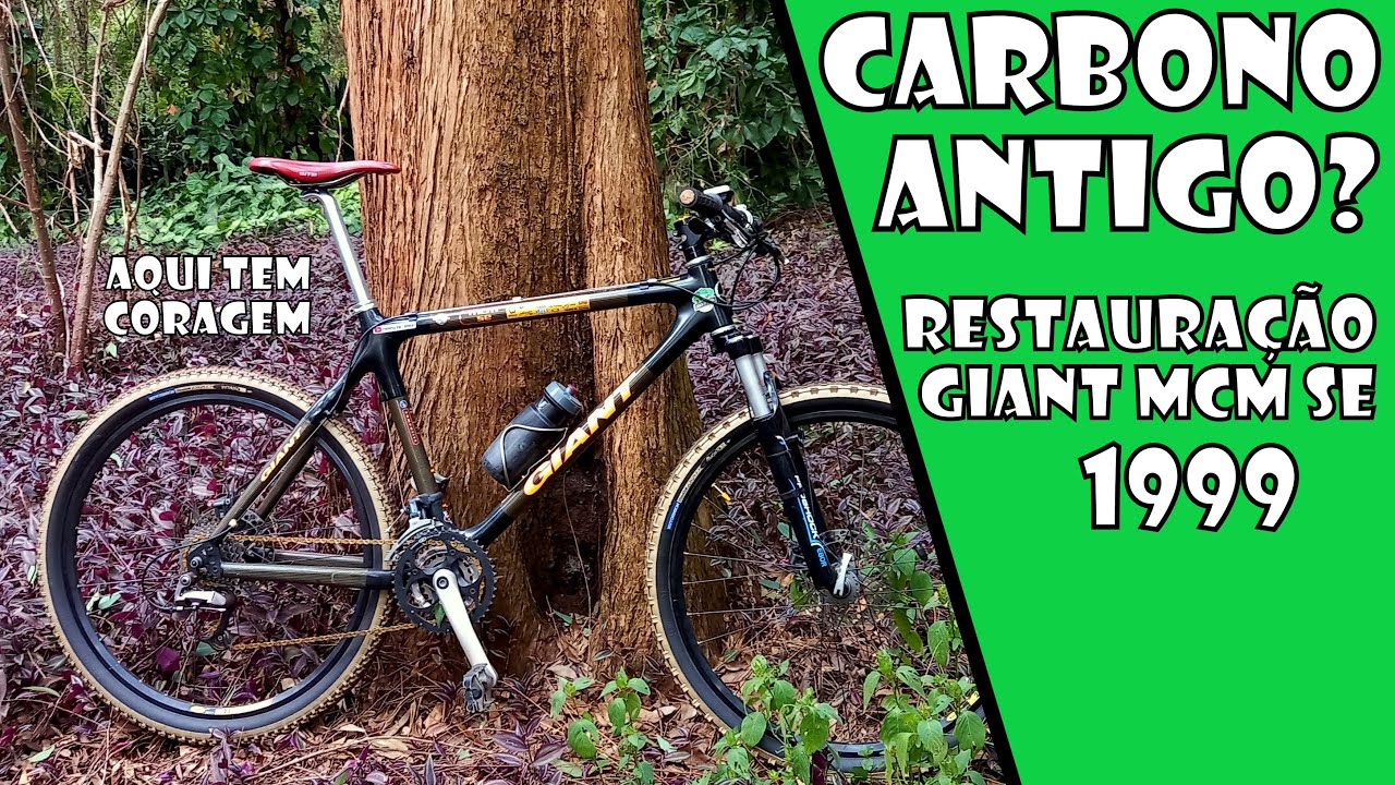 Comprei uma bike de carbono dos anos 90!