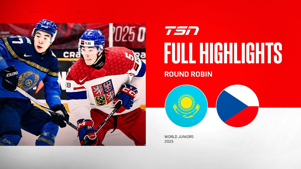 2025 World Junior Championship Highlights: Kazakhstan vs. Czechia