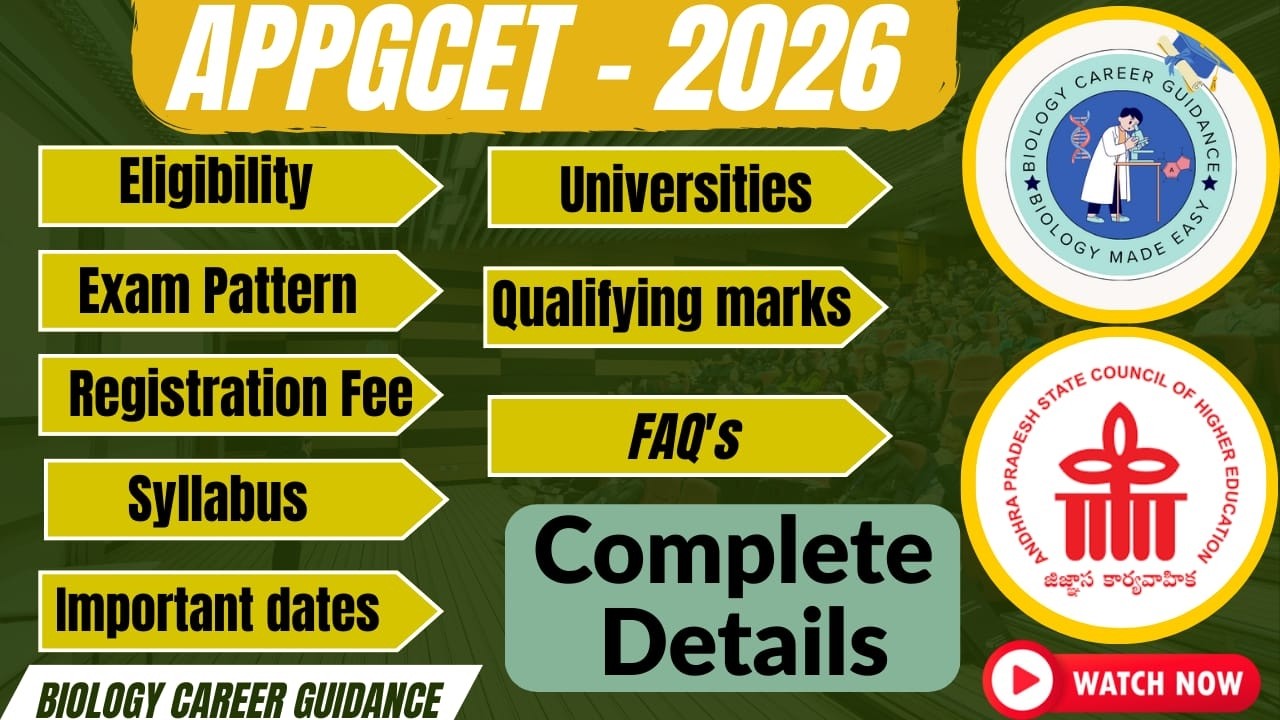 APPGCET 2026 ELIGIBILITY, EXAM PATTERN, SYLLABUS, IMPORTANT DATES, APPLICATIONFEE - COMPLETE DETAILS