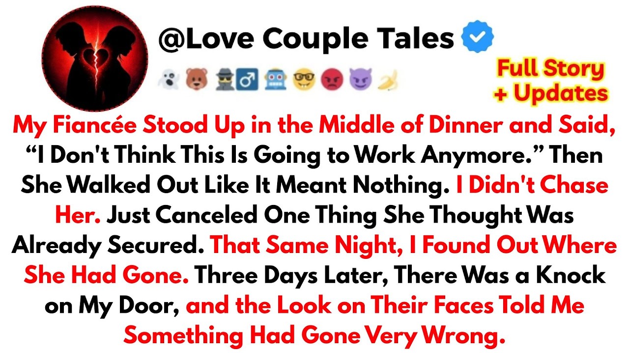 My Fianc&eacute;e Stood Up At Dinner And Said: 