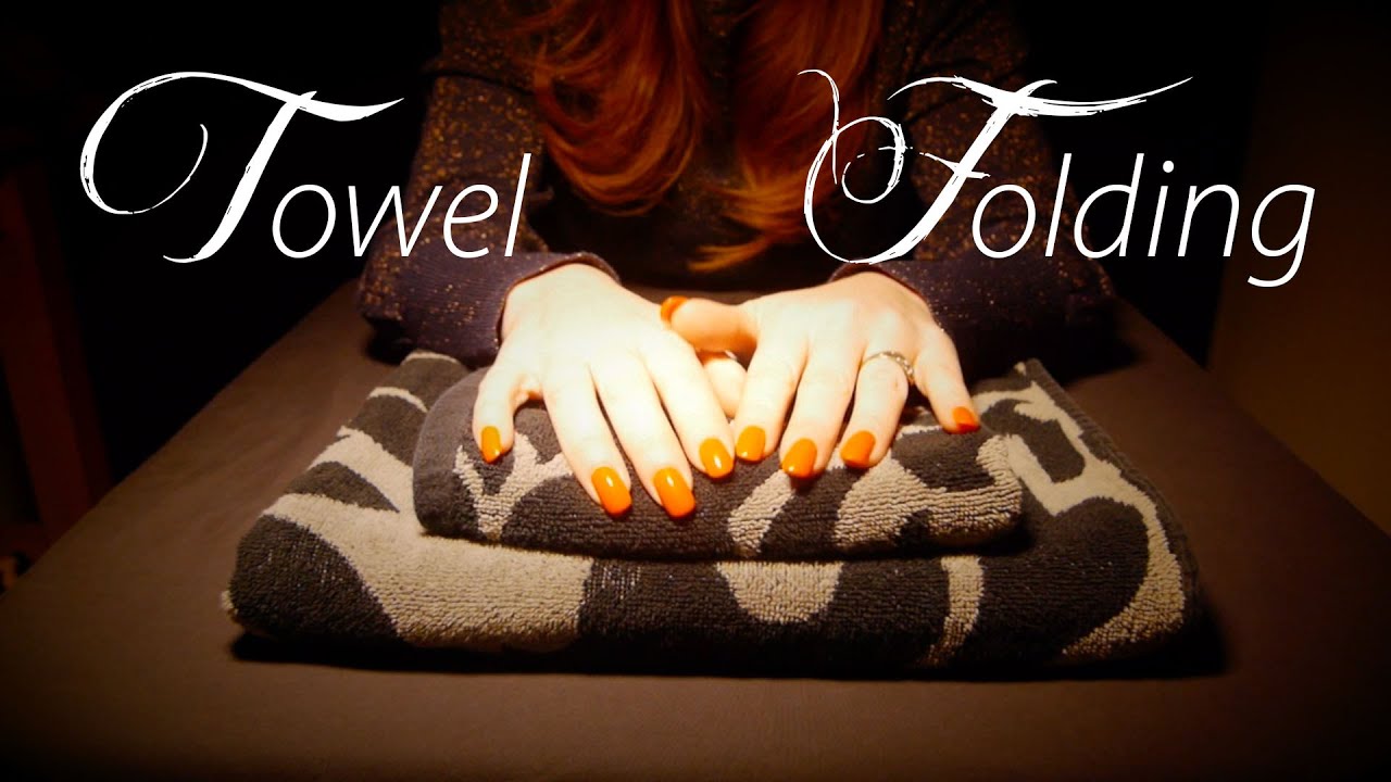 ASMR ♥︎ A Tribute to the Towel Folding Video ♥︎ Fabric Sounds/Whispering