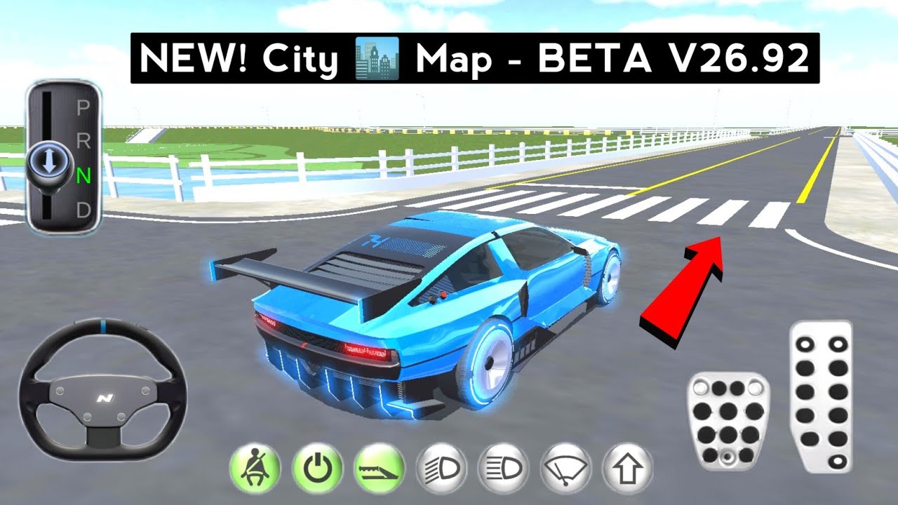 New City Map Update! - 3d driving class 2022 - BETA Version 26.92