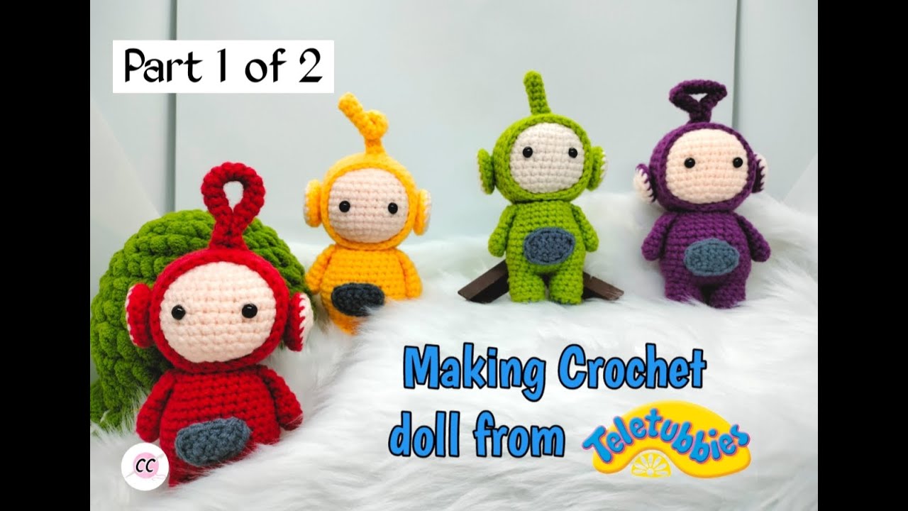 Amigurumi Teletubbies | Making crochet doll from Teletubbies Part 1