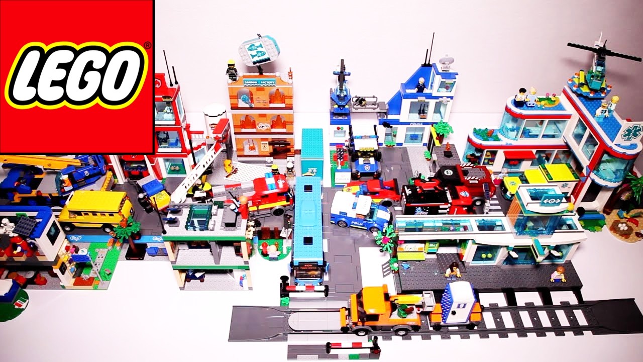 Lego City Road Plate Compilation Speed Build