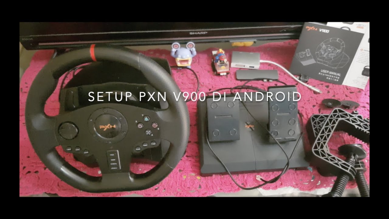 Review Steering Wheel PXN V900 - Real Racing 3 | PXN V900 unboxing