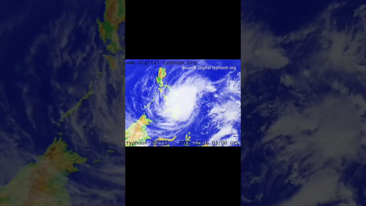 Super typhoon Odette (Rai) | Satellite imagery | Source: Digital typhoon org #bagyoph #typhoonodette
