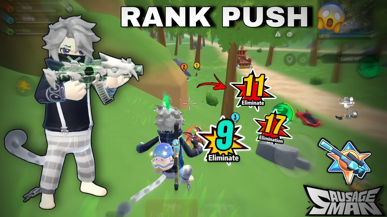 23 Kills | SS21 | Sausage Man Gameplay 🔥 | Quadmode | Top Global Rank Pushing 💪 | Kaizo Gaming