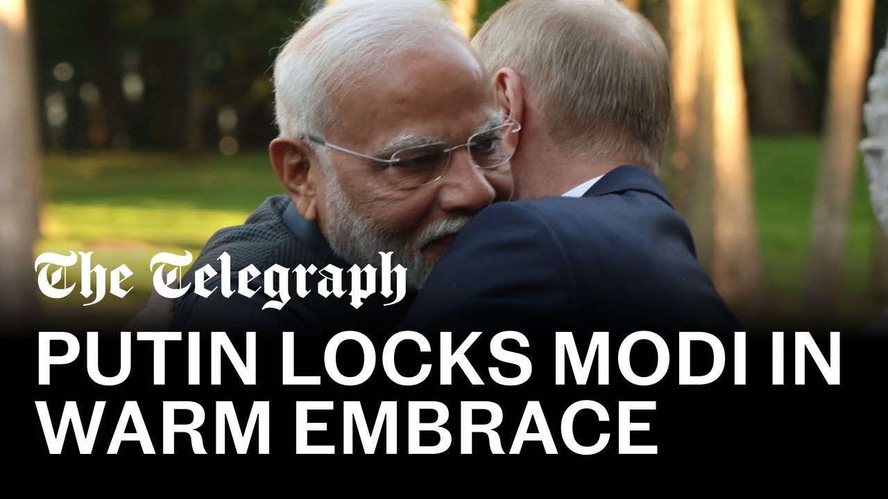 Putin hugs India's Modi on first Russia visit since Ukraine offensive
