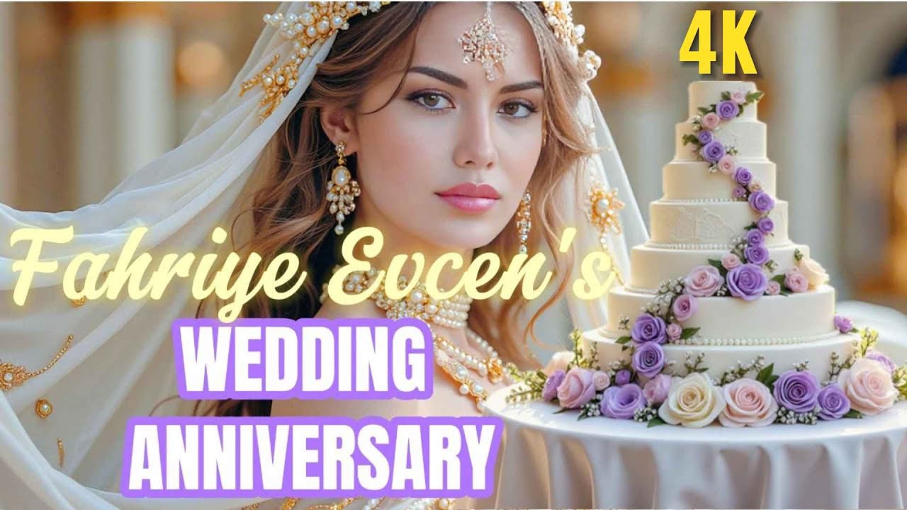 Fahriye Evcen & Burak Özçivit’s Wedding Anniversary💍💜Unseen 4K Wedding Moments of Turkey’s Favorites