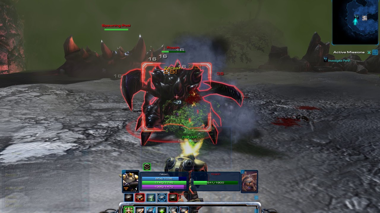 StarCraft II - Starcraft Universe (Arcade) Lv.1 Marine Gameplay