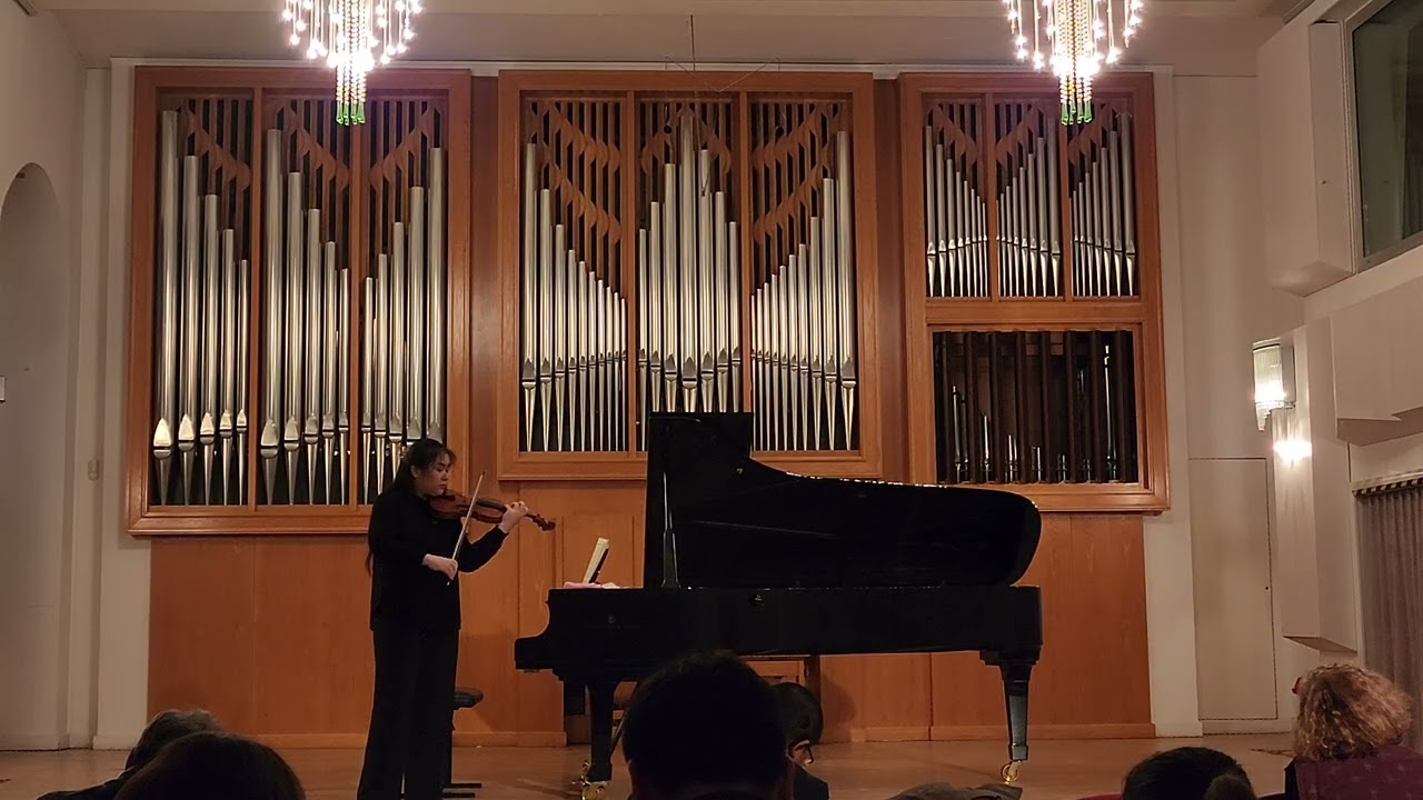 Bach sonata No 1 in G minor BWV 1001 - Min Jeon 전민 