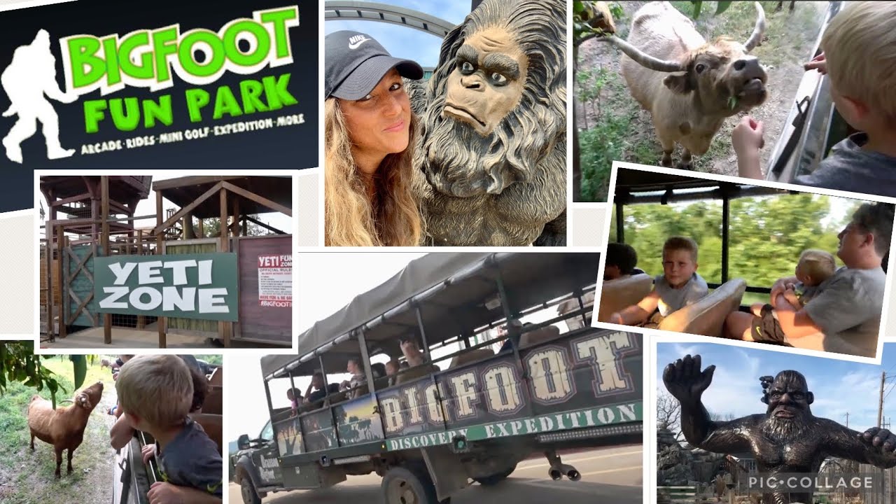 Bigfoot Fun Park expedition and yeti zone fun! Branson Missouri