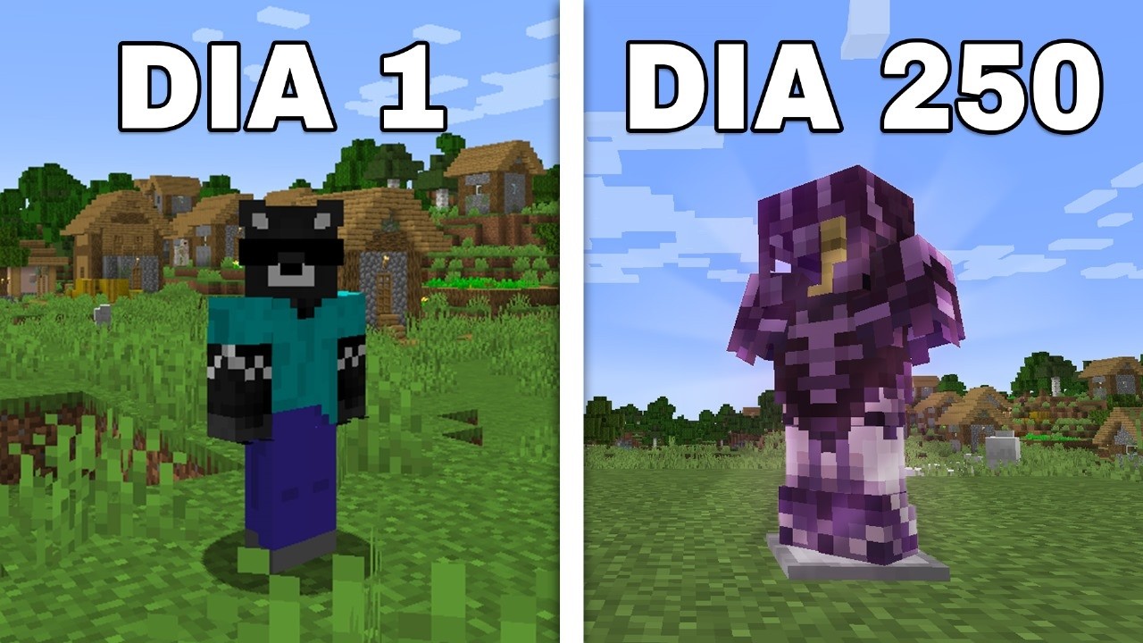 Hice la ARMADURA PERFECTA en MINECRAFT HARDCORE
