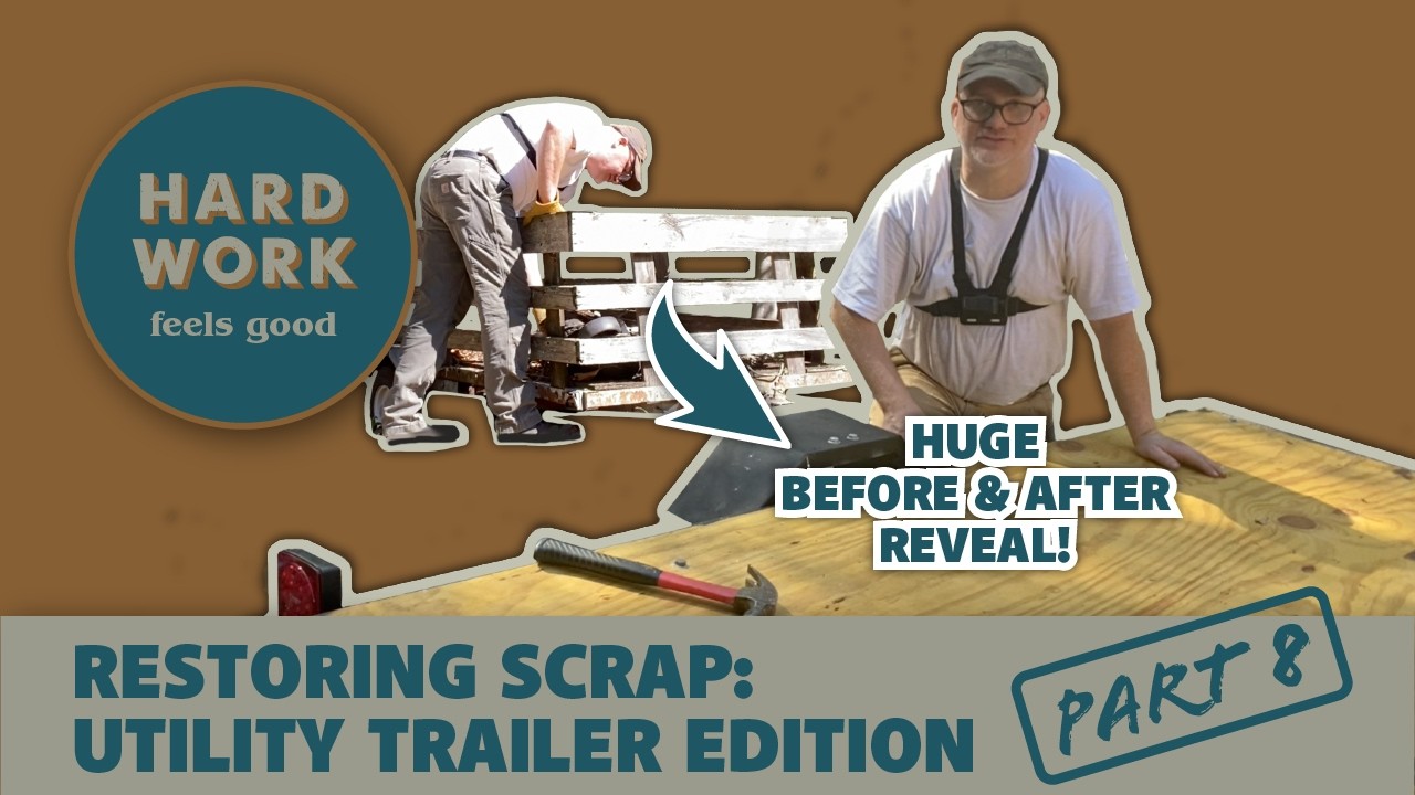 Scrap Trailer Gets a BRAND NEW Deck! (Satisfying Transformation) | Part 8 in Series