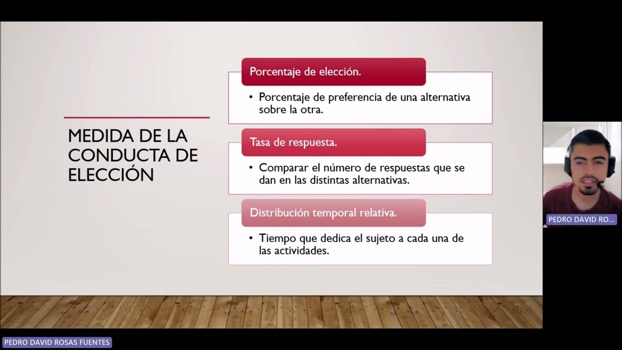7. Conducta de elección
