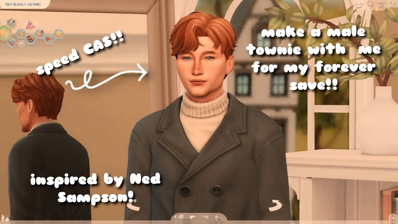 Making the Perfect Male Townie for My Forever Save 👀 | Speed CAS | The Sims 4