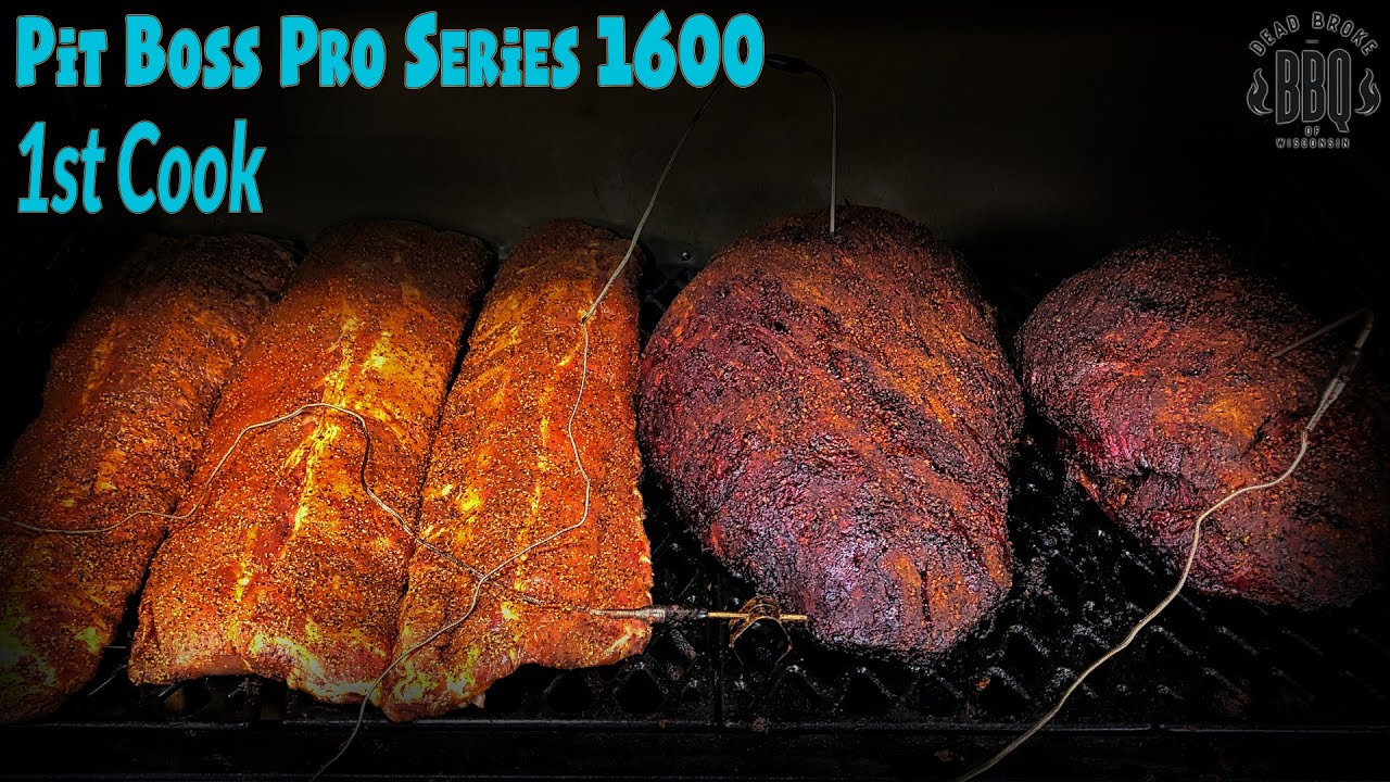 Pit Boss 1600 | Brisket | Baby Back Ribs | First Cook