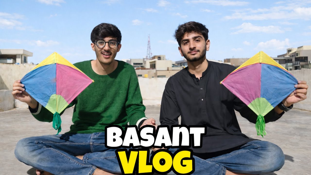 basant vlog || asman khali kr diya aj toh patang cut ky || ammar sawati vlog