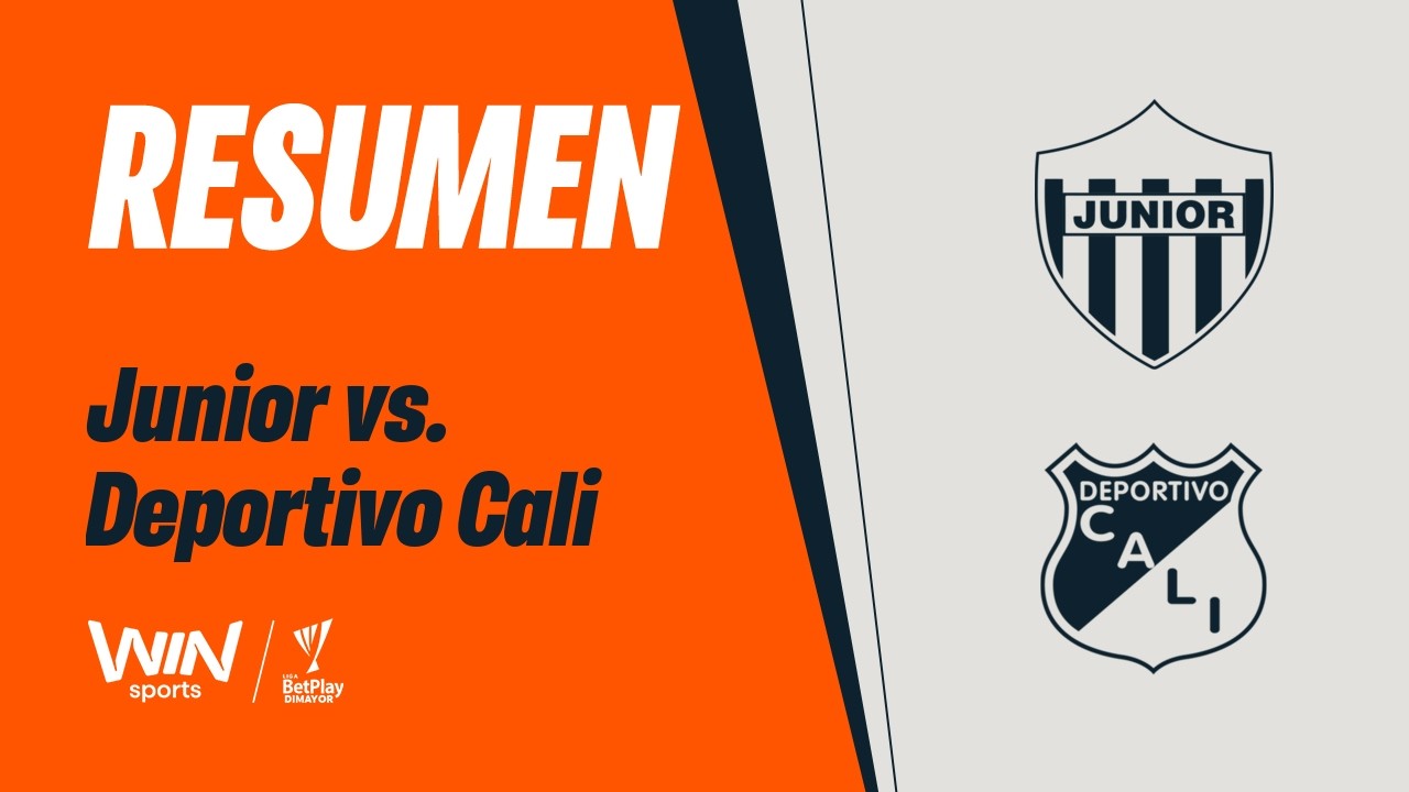Junior vs. Cali (resumen y goles) | Liga BetPlay Dimayor 2026-1 | Fecha 15
