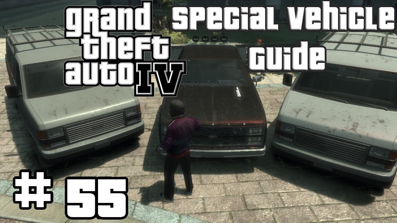 GTA IV: SPECIAL VEHICLE GUIDE - EC ЧЁРНЫЙ BOBCAT, EC СВЕТЛО-СЕРЕБРЯНЫЙ PONY И PONY С ОТБЛЕСКАМИ