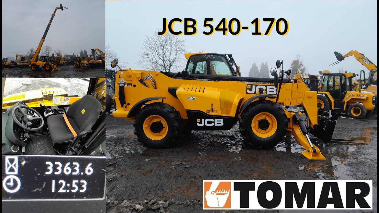 JCB 540 170 2020R ID 4758 tel +48 575 316 333 forklift telehandler ładowarka teleskopowa 17 m