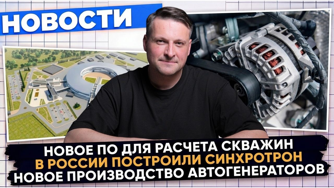НОВОСТИ ПРОМЫШЛЕННОСТИ: Гигантский синхротрон; Новая сталь от ММК; Коленвал для тепловоза