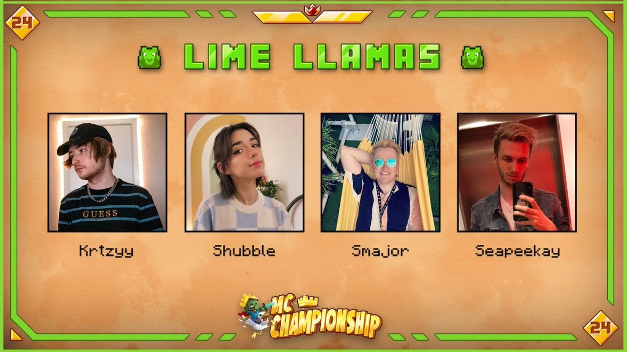 MC Championship 24 Lime Llamas: Seapeekay, Smajor, Shubble & Krtzyy (20 August 2022)