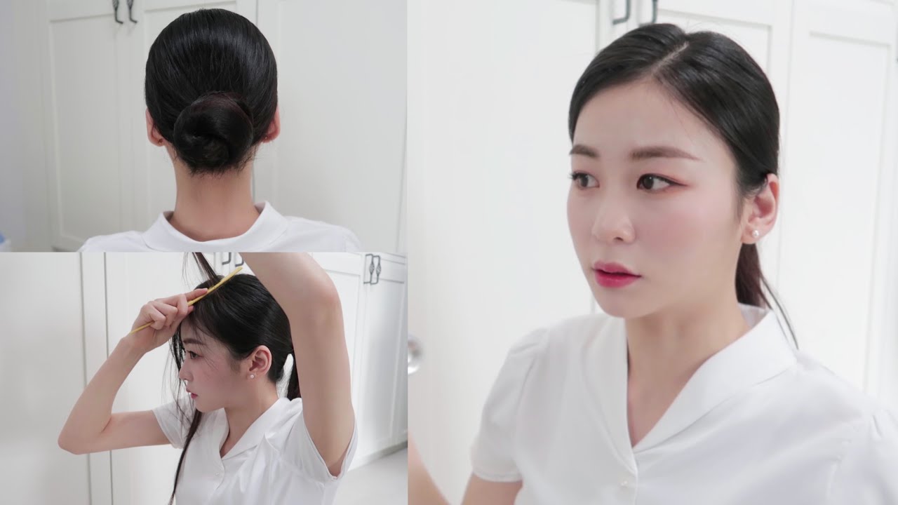✨셀프 면접헤어하는법! | 쪽머리 | 면접합격 | 채예진Yejin