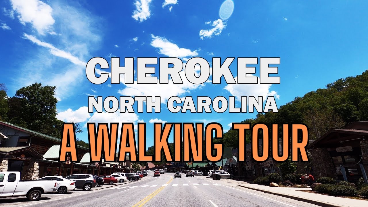 Пешеходная экскурсия по центру города Чероки, Северная Каролина #cherokee #walkingtour #riverbridge