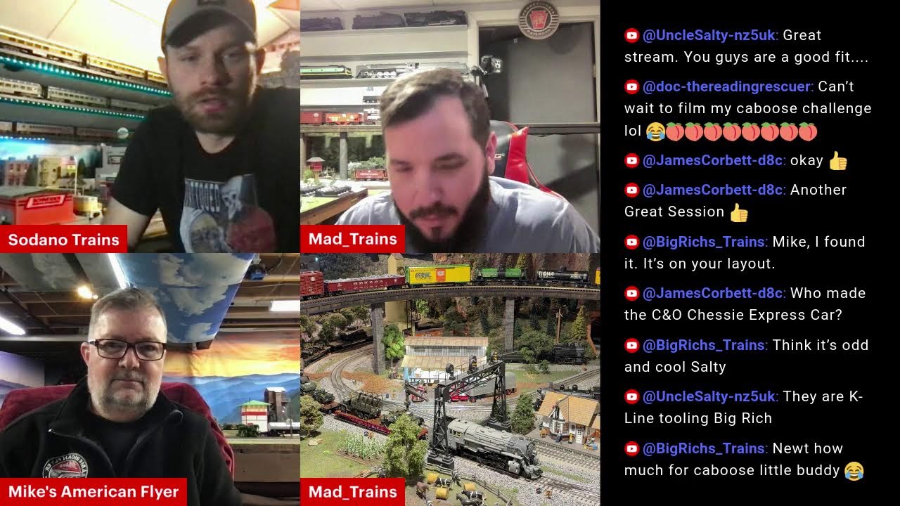 Thursday Night Trains with Sodano and MikesAmericanFlyer 02/19/26