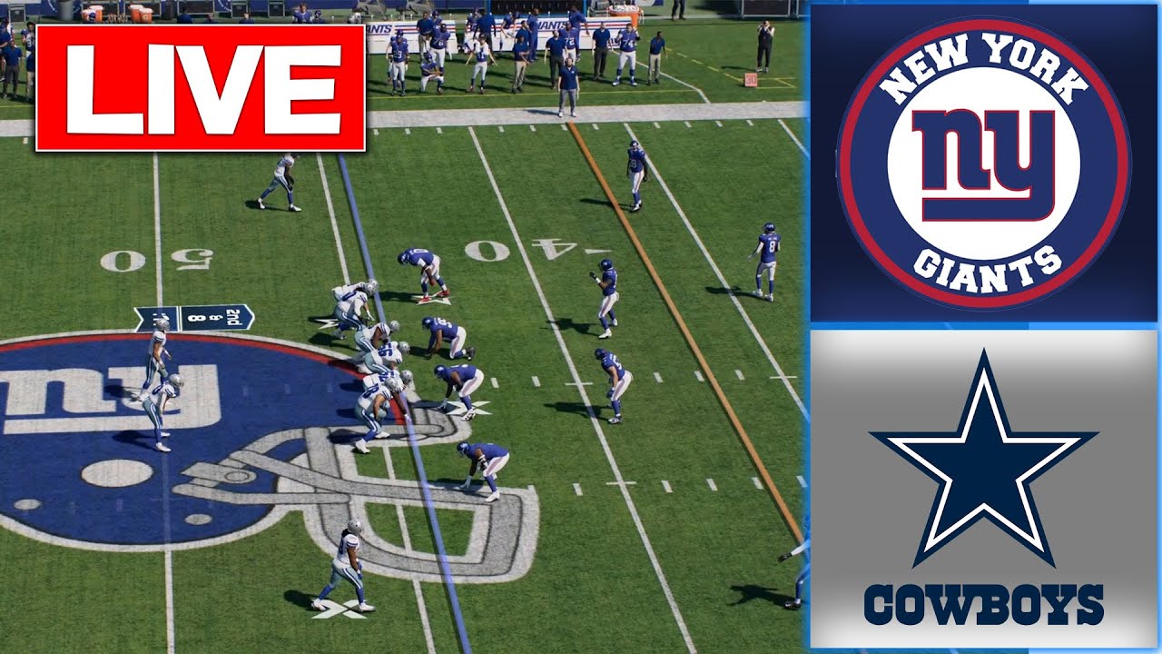 🔴 LIVE🔴New York Giants vs Dallas Cowboys/ Week 17 / Madden NFL 26