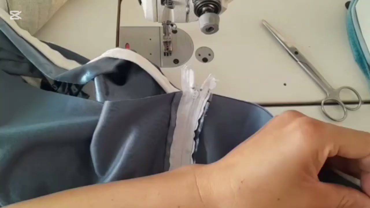 Yostiqlarga  zamok tikish yana bir usuli