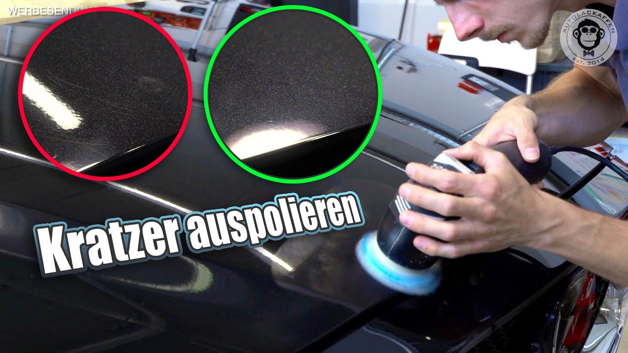 Einzelne Kratzer entfernen ohne Schleifen | Autolackaffen