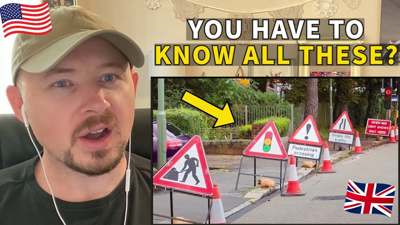 American Reacts to The Ultimate Guide to UK Road Signs