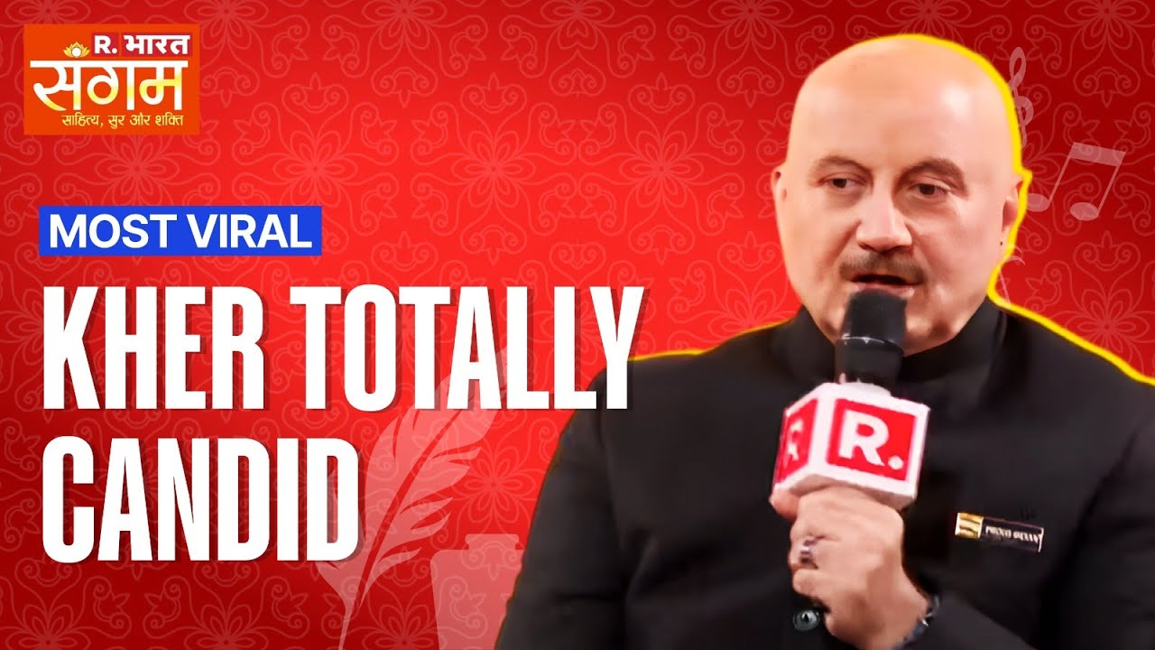 Anupam Kher At Sahitya, Sur Aur Shakti | Sangam 2024 | Republic Bharat Sangam | Full Session