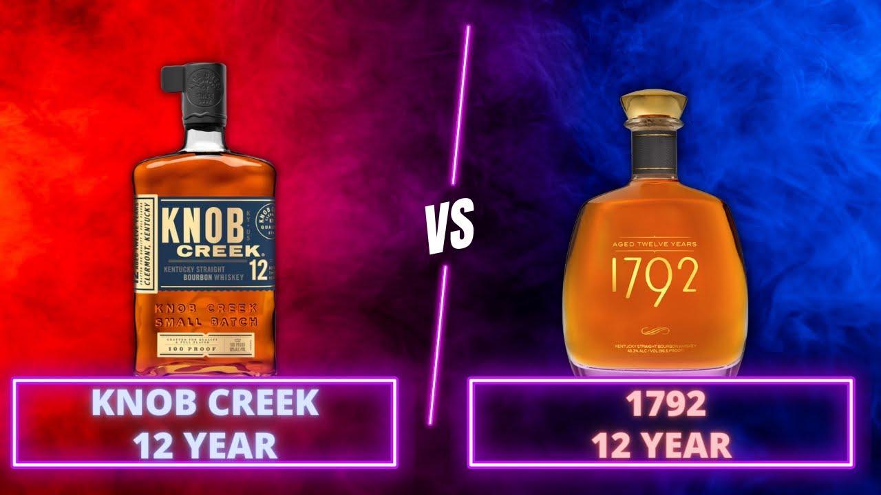 Битва выдержанных бурбонов вслепую! Какой стоит своих денег? | Knob Creek 12 лет против 1792 12 лет